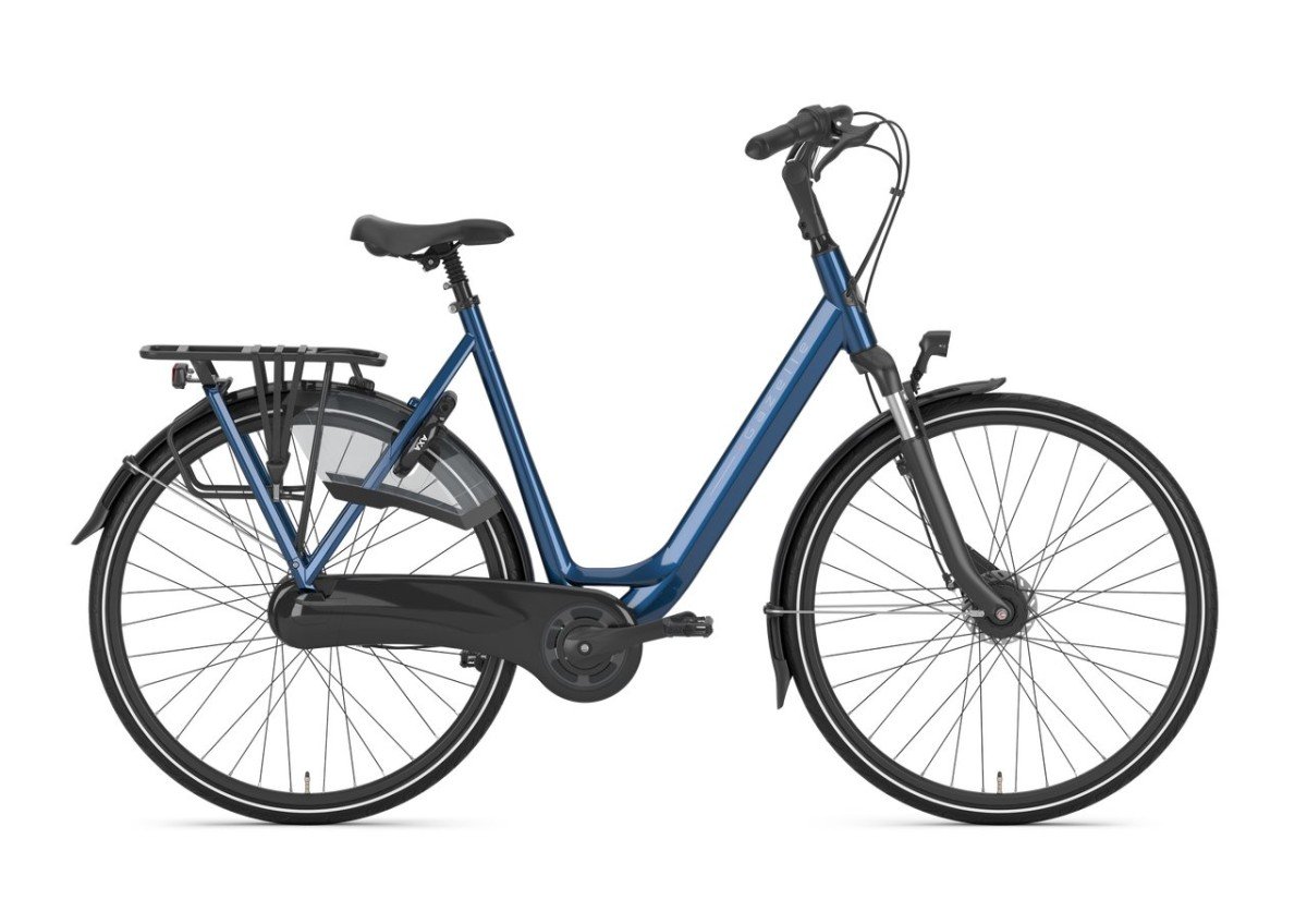 GAZELLE Orange C7+ DAMES Mallard Blue Glans 57cm 2025 (8717231002766)