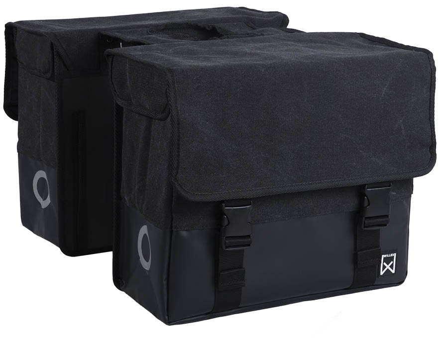 Willex Canvas Dubbele Tas + Zw/Mz Zwart/Matzwart (5425023134276)