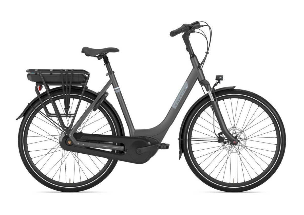 GAZELLE Paris C7+ DAMES Anthracite Grey Mat 57cm 2024 (8717231365915)