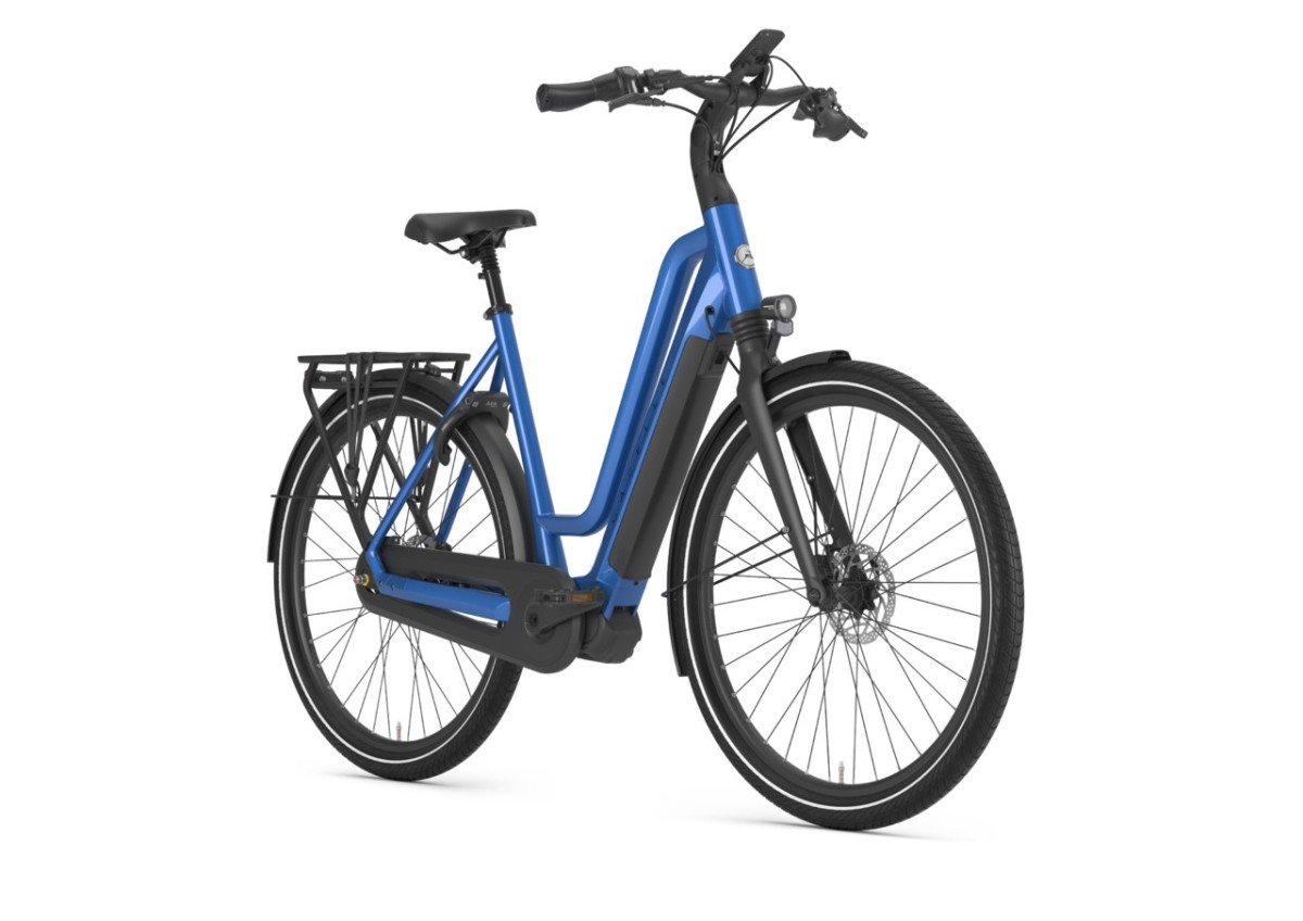 GAZELLE Chamonix HMS test e-bike Dames Tropical Blue Glans 53cm 2021 (8717231354124)