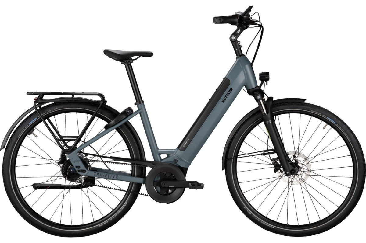 Kettler E-TRAVELLER GOLD P5 FL Dames Modern Blue Matt 28 Inch 45cm S