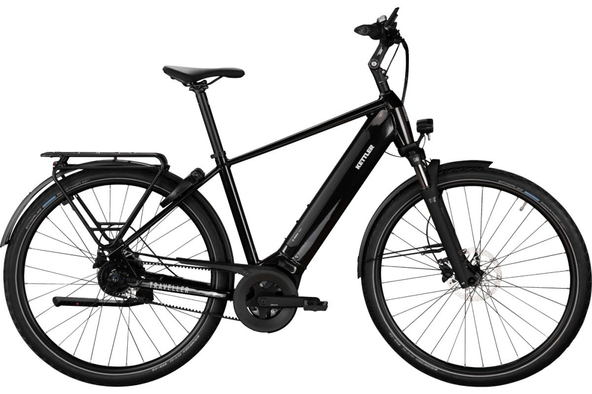 Kettler E-TRAVELLER GOLD P5 FL Heren Black Shiny 28 Inch 60cm XL (4251238590122)