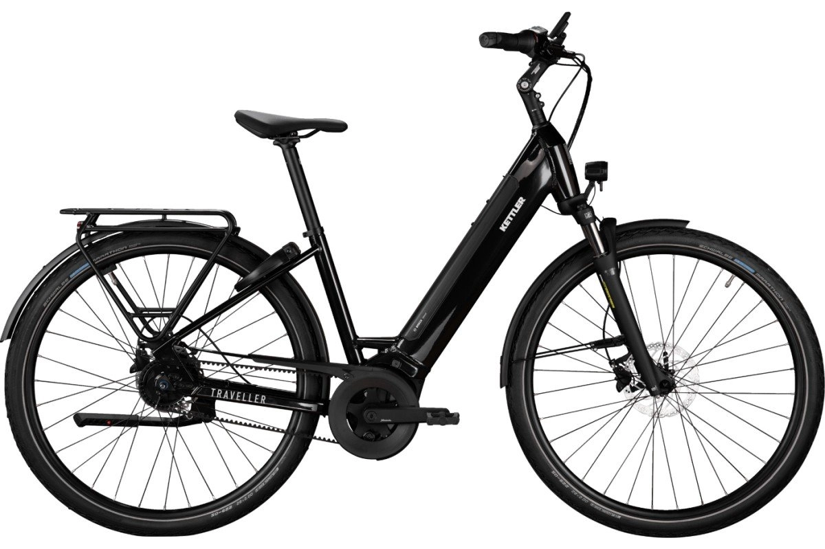 Kettler E-TRAVELLER GOLD P5 FL Lage instap Black Shiny 28 Inch M