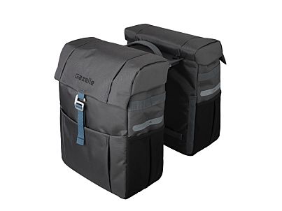 Gazelle Dubbele tas antra/blue incl.mik adapt. (8717118584064)