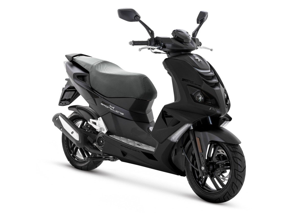 Peugeot Speedfight4 special 1-cilinder, 4-takt, luchtgekoeld, injectie Matzwart 2026 (F.104510)