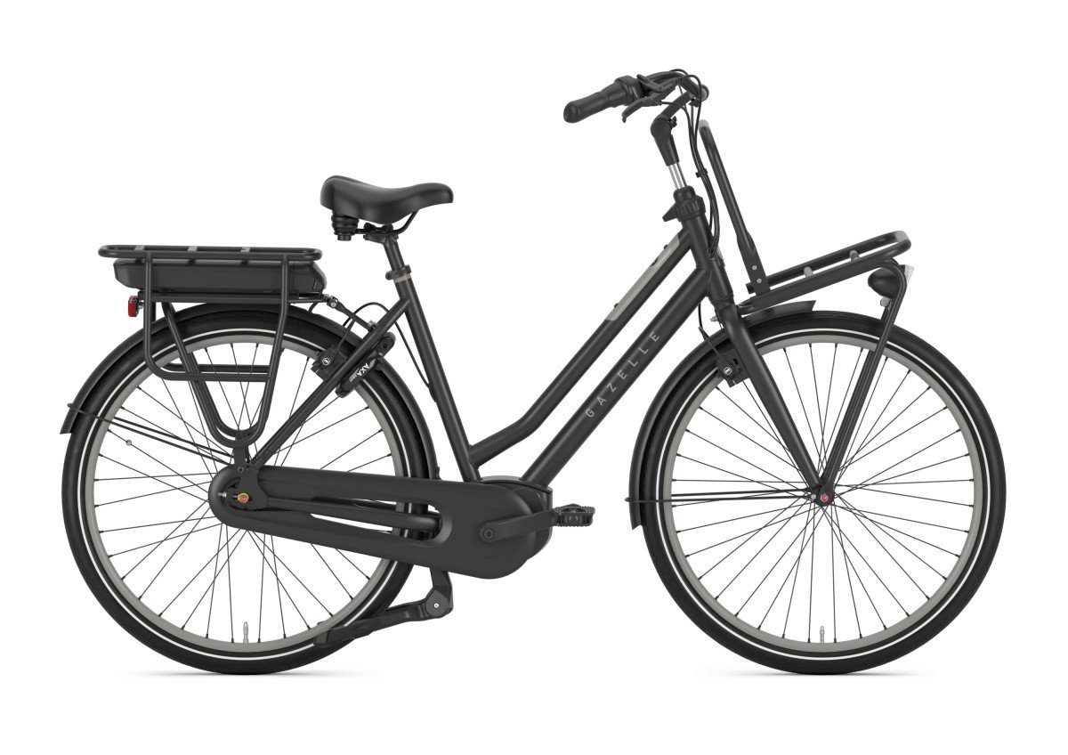 GAZELLE HeavyDutyNL C7 DAMES Black Mat 49cm 2024 (8717231365724)