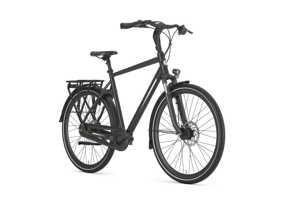 GAZELLE Chamonix C7 Heren Black Mat 61cm 2027 (8717231377376)