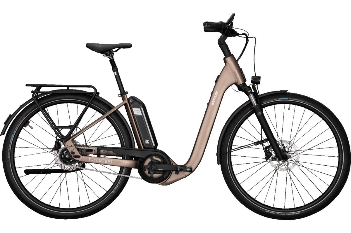 Kettler E-COMFORT P5 FL Lage instap Bruin Goud Mat 26 Inch S 2026 (4251238588655)