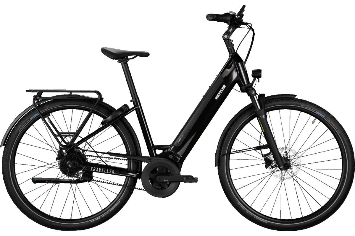 Kettler E-TRAVELLER GOLD P5 FL Wave Black Shiny 28 Inch L 2026 (4251238590160)