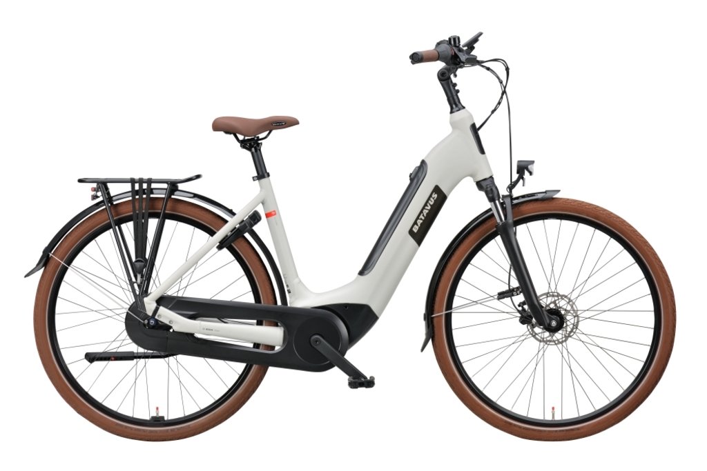 BATAVUS Altura E-Go Power N7 LAGEINSTAP Lichtgrijs 56cm 2024 (8713568496384)