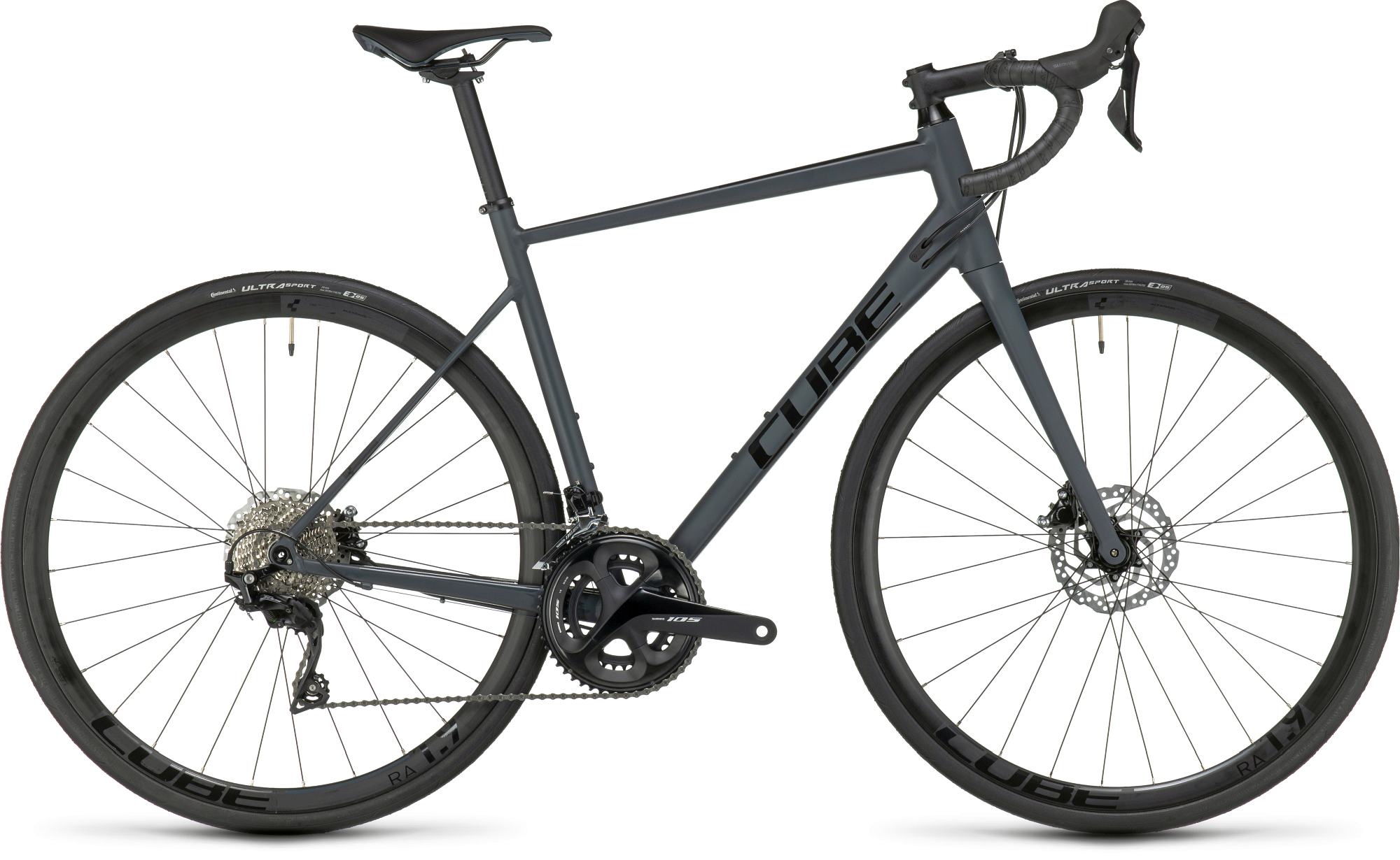 CUBE ATTAIN SLX GREY/BLACK 2024 62 cm (4054571431493)