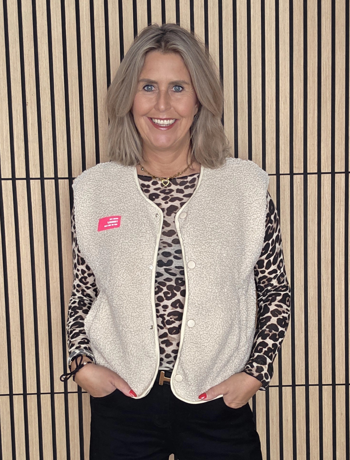 GILET LOU ECRU