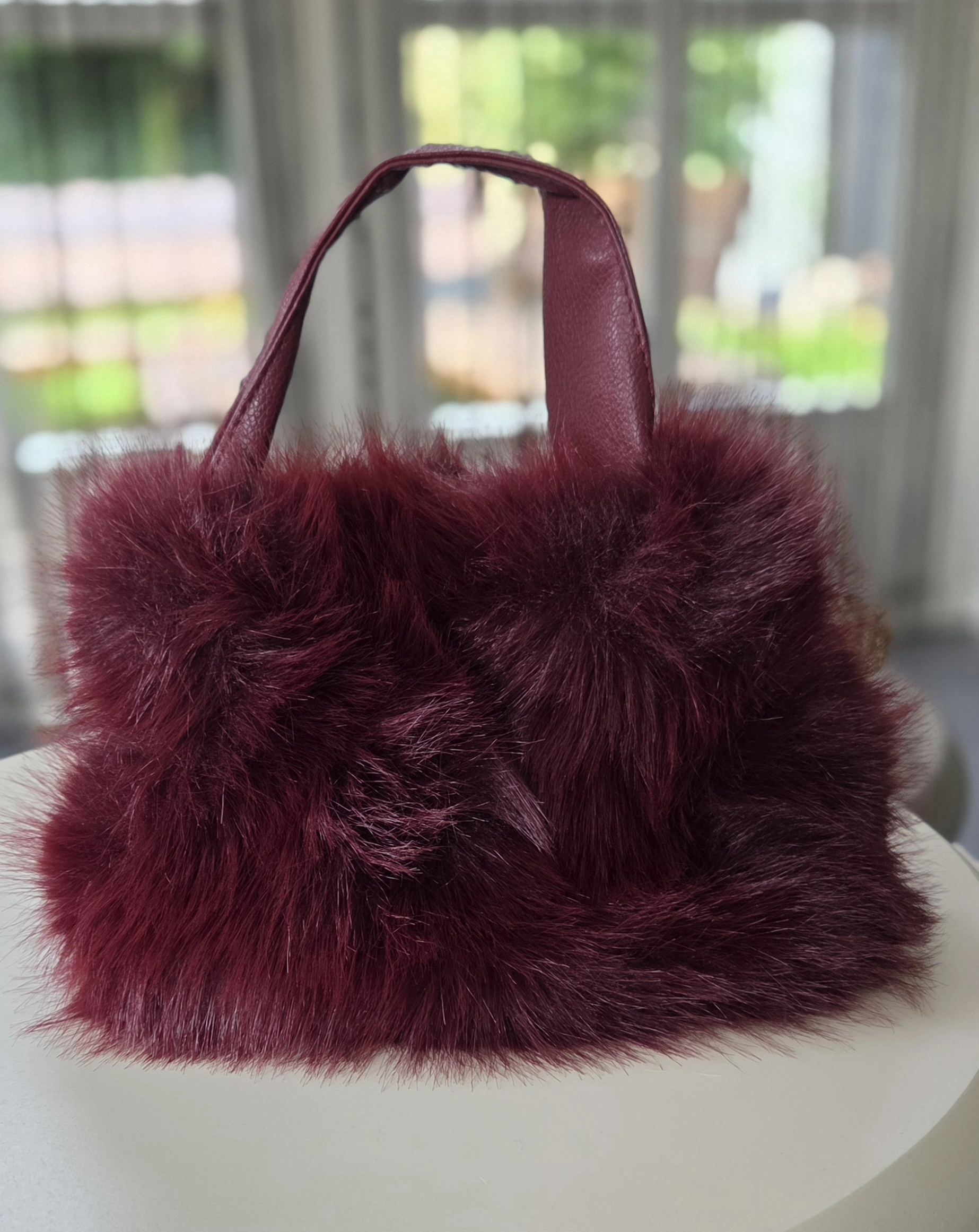 FAUX FUR TASJE