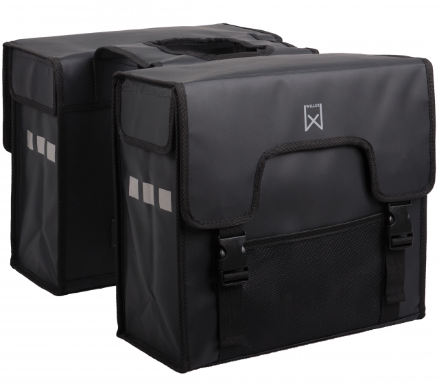 Willex Dubbele Bisonyl Shopper Matzwa Matzwart (5425023133354)