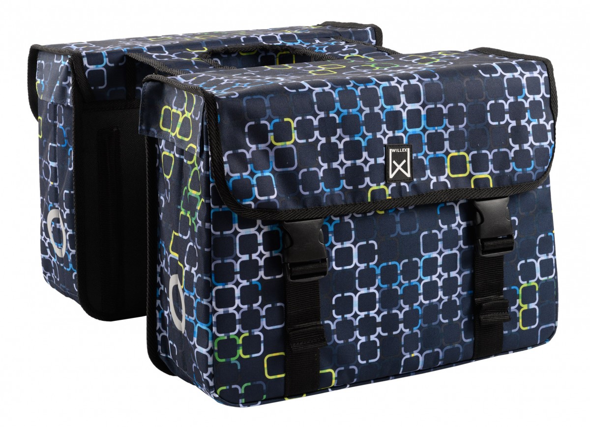 Willex Cyber Dubbele Tas Zwart Zwart (5425023137239)