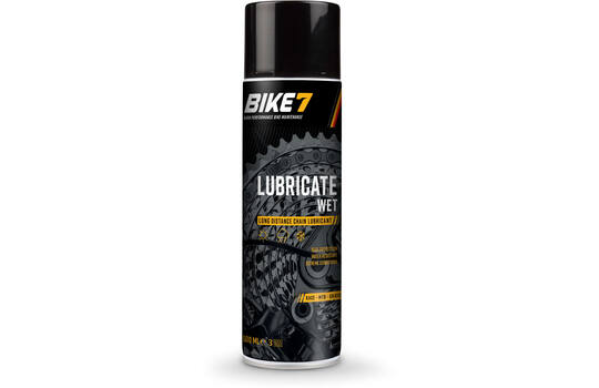 Bike7 lubricate wet 500ml (klevende smering) (5414195212004)