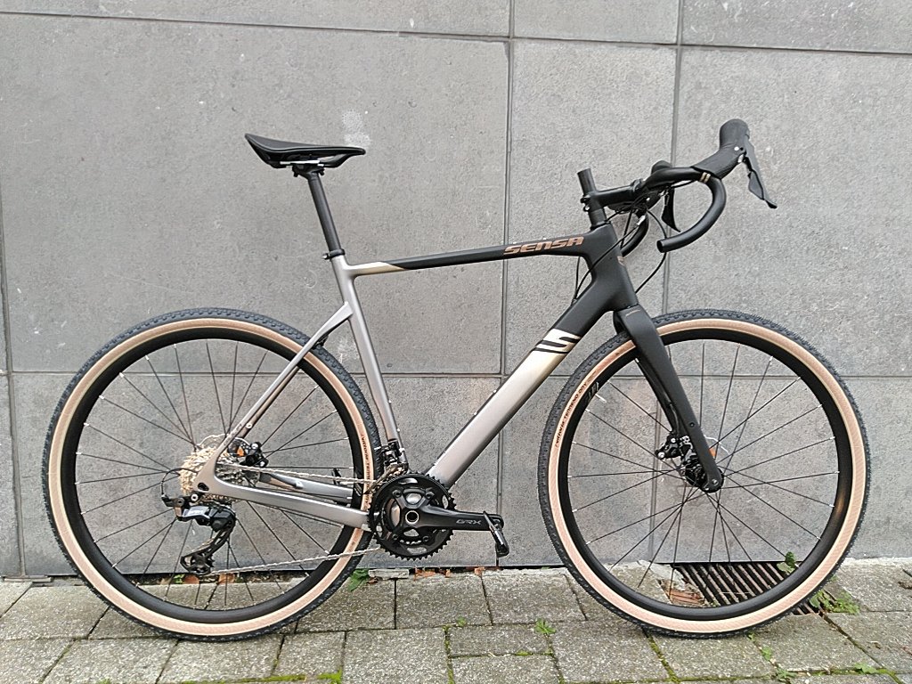 Sensa Giulia Gravel Elite GRX, Matt Black & Sand (S25G88GGMB57)