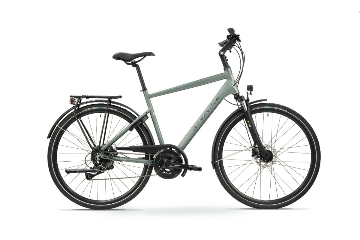 Granville GRV Terra 1 Man Heren Metallic Dark Grey Green Matt S 2025 (7615523850938)
