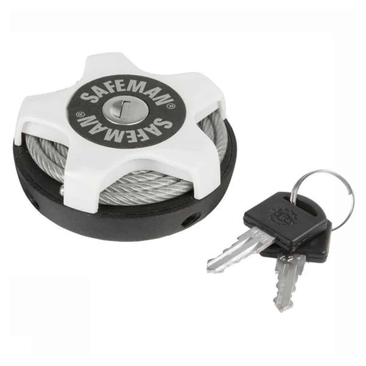 Safeman MESSINGSCHLAGER multifunctioneel slot Lengte: 75cm, RVS kabel-Ø: 7,5mm (4041843000341)