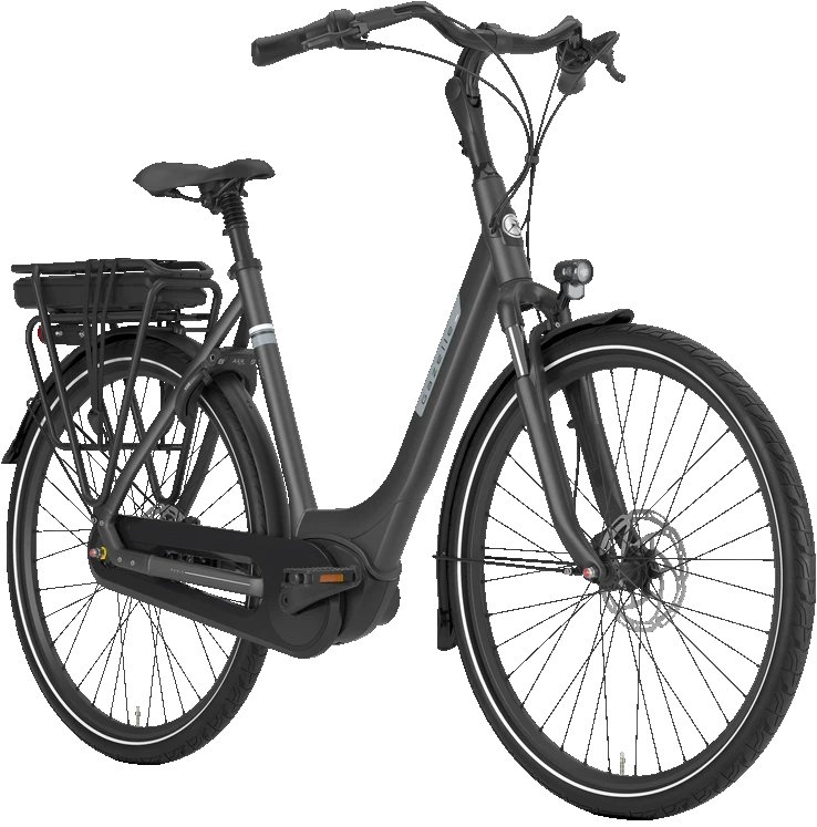 GAZELLE Paris C7+ 500Wh, Anthracite Grey Mat (8717231365915)