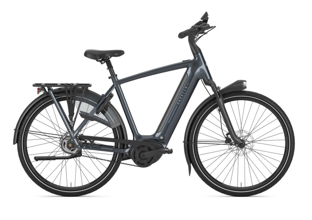 GAZELLE Grenoble C5 600Wh Heren Anthracite Grey Glans 57cm 2025 (8717231002469)