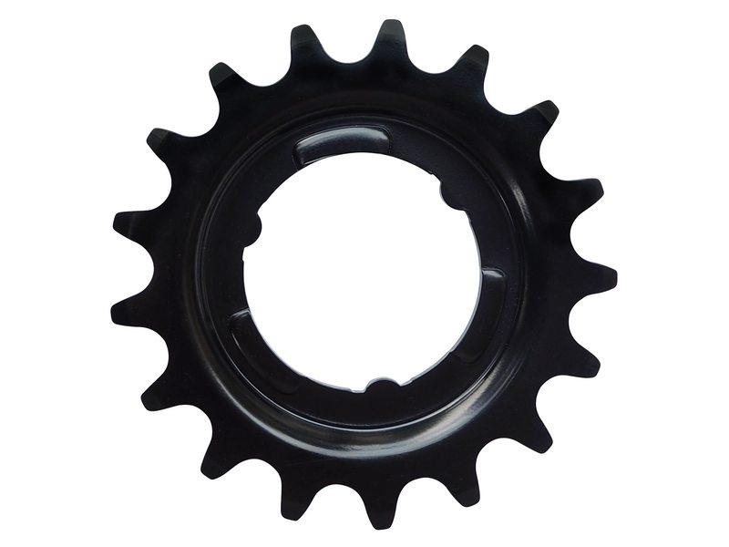 Kmc tandwiel achter shimano 18t cro-mo staal zwart (8719189051162)