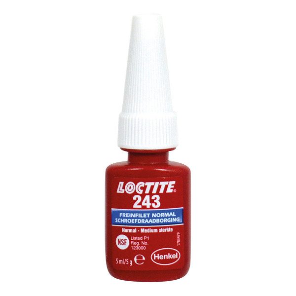 LOCTITE 243 BORGMLDDEL MEDIUM 5 ML   BLAUW (5010266001234)