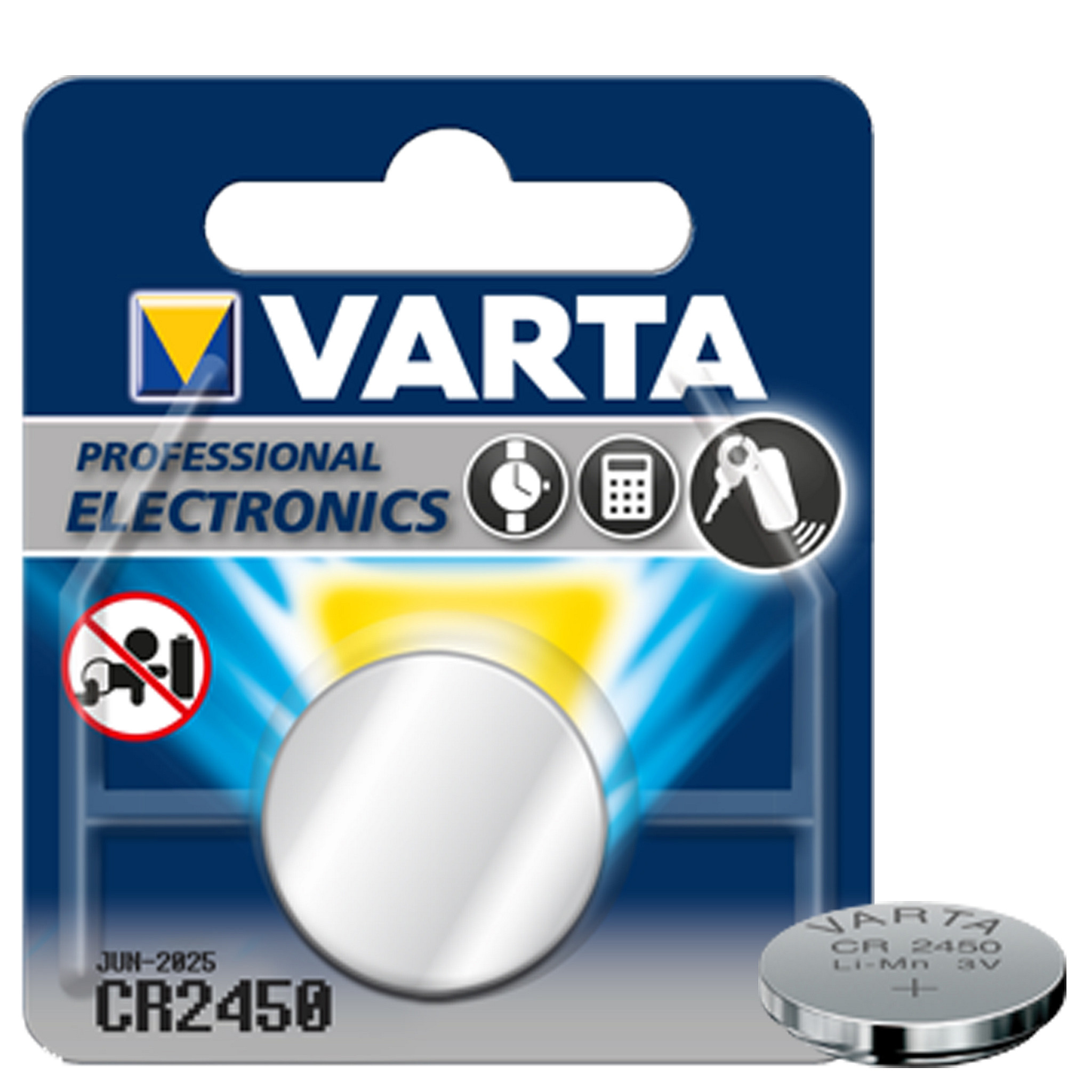 Varta Batterij Professional CR2450 (4008496270972)