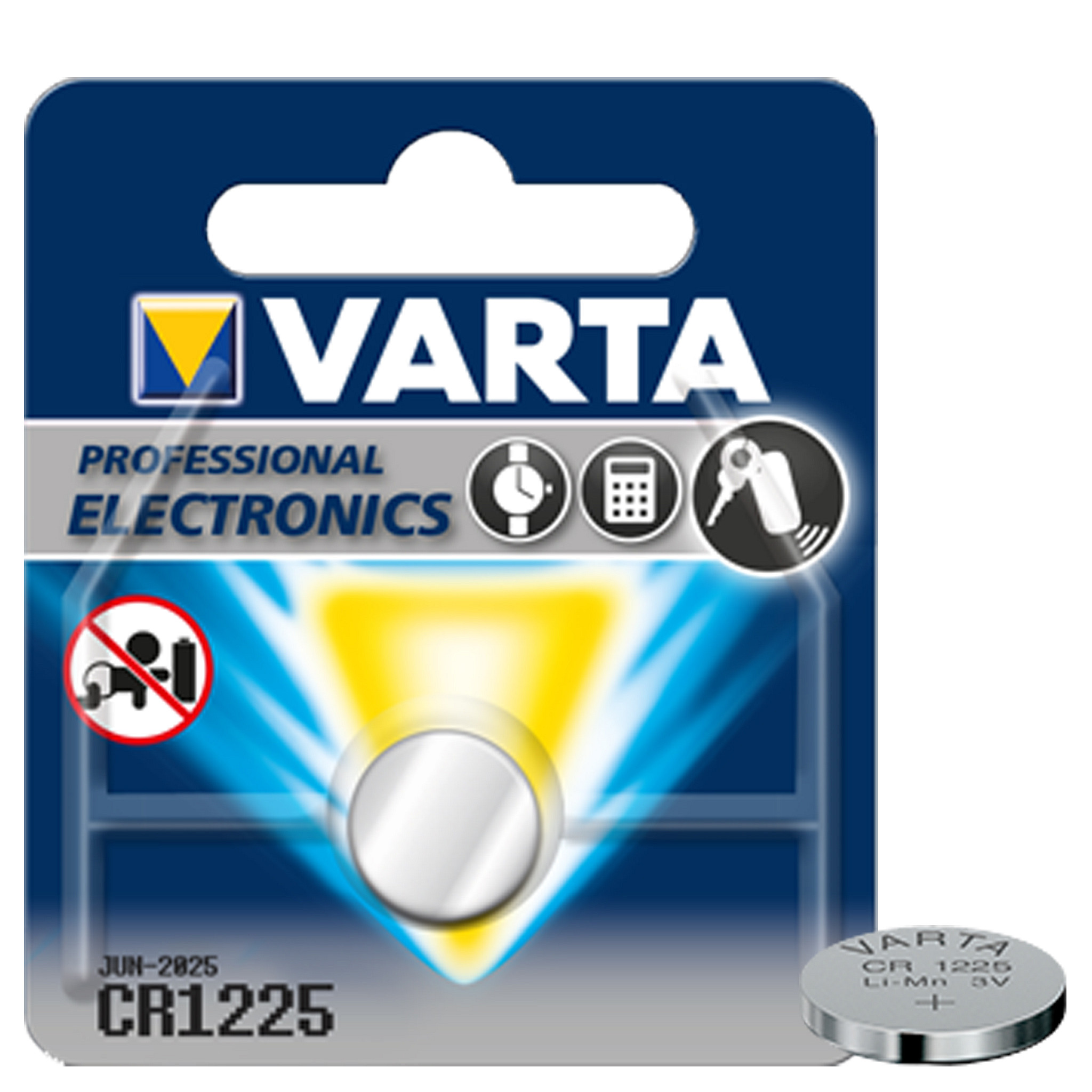 Varta batterij professional CR1225 (4008496747047)