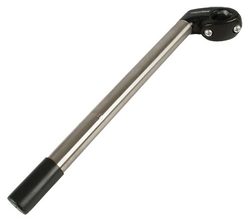Ergotec Stuurpen 22.2 300/40 Open Zwart/rvs (4016538081646)