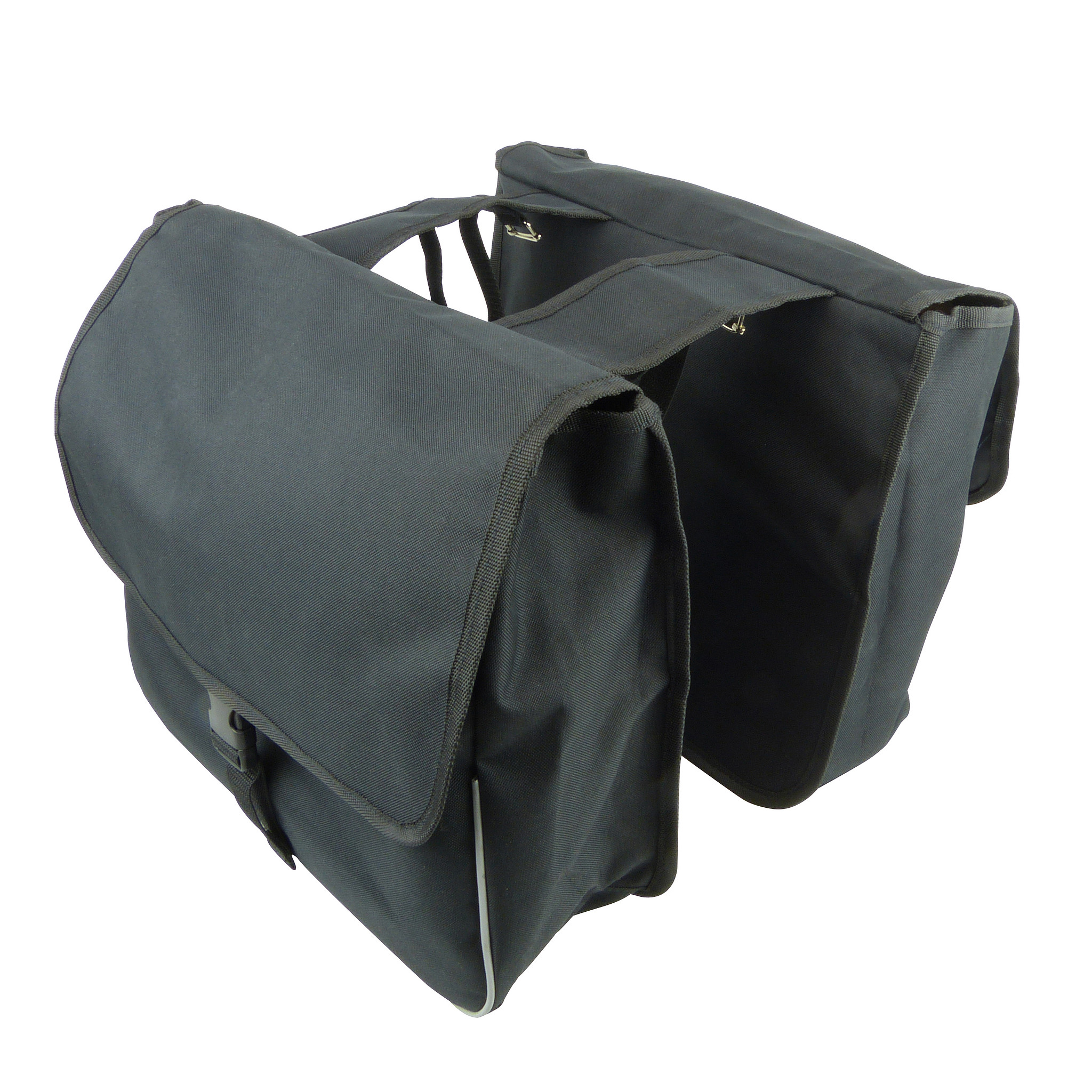 Dresco dubbele fietstas 26 liter Zwart (8711293444250)
