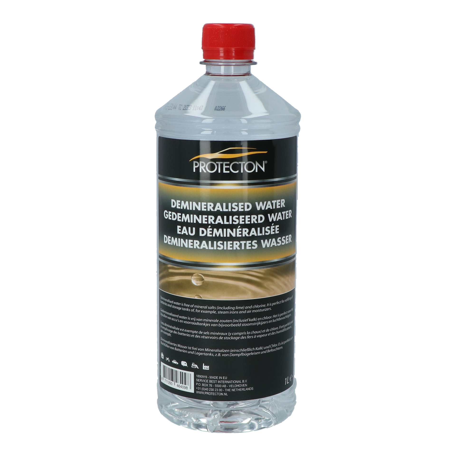 PROTECTON GEDEMINERALISEERD WATER 1 LITER (8711293464098)
