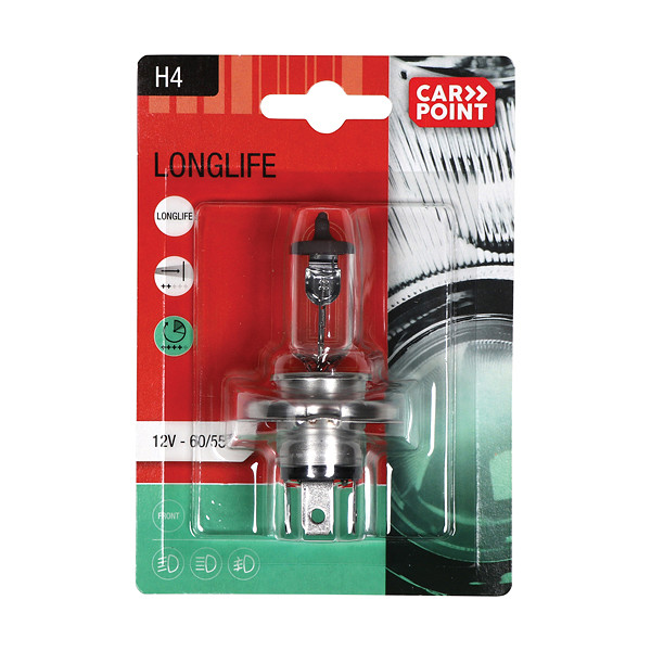 CARPOINT LONGLIFE AUTOLAMP H4 12V 60/55W (8711293477074)