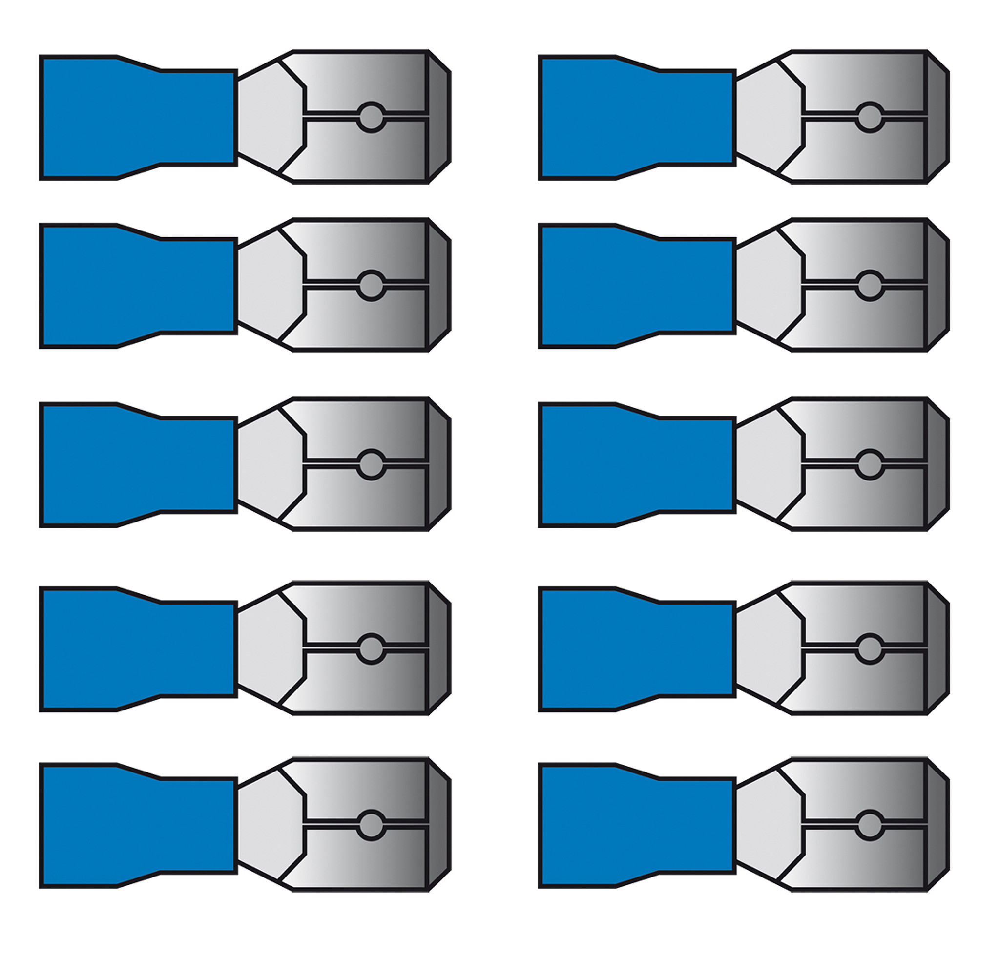 Carpoint Kabelverbinder blauw 740 (8711293044924)