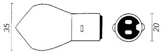 Bosma Lamp 6V-25/25W BA20D (5904353020591)