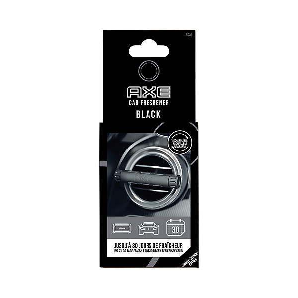 Axe Luchtverfrisser Black Aluminium Houder + 2 Sti (5010555710328)