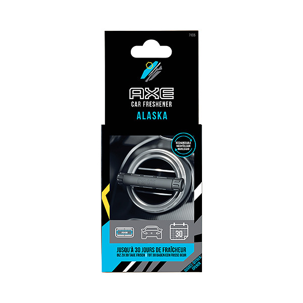 Axe Luchtverfrisser Alaska Aluminium Houder + 2 St (5010555710359)