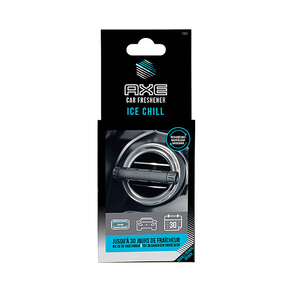 Axe Luchtverfrisser Ice Chill Aluminium Houder + 2 (5010555710311)