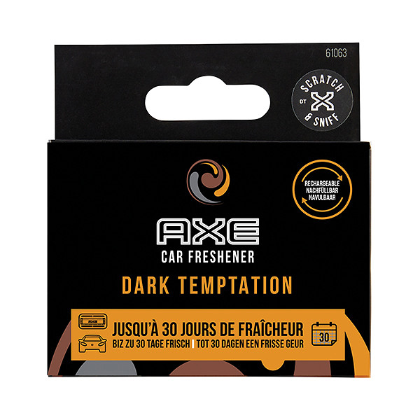 Axe Navulling Luchtverfrisser Alu Houder Dark Temp (5010555710632)