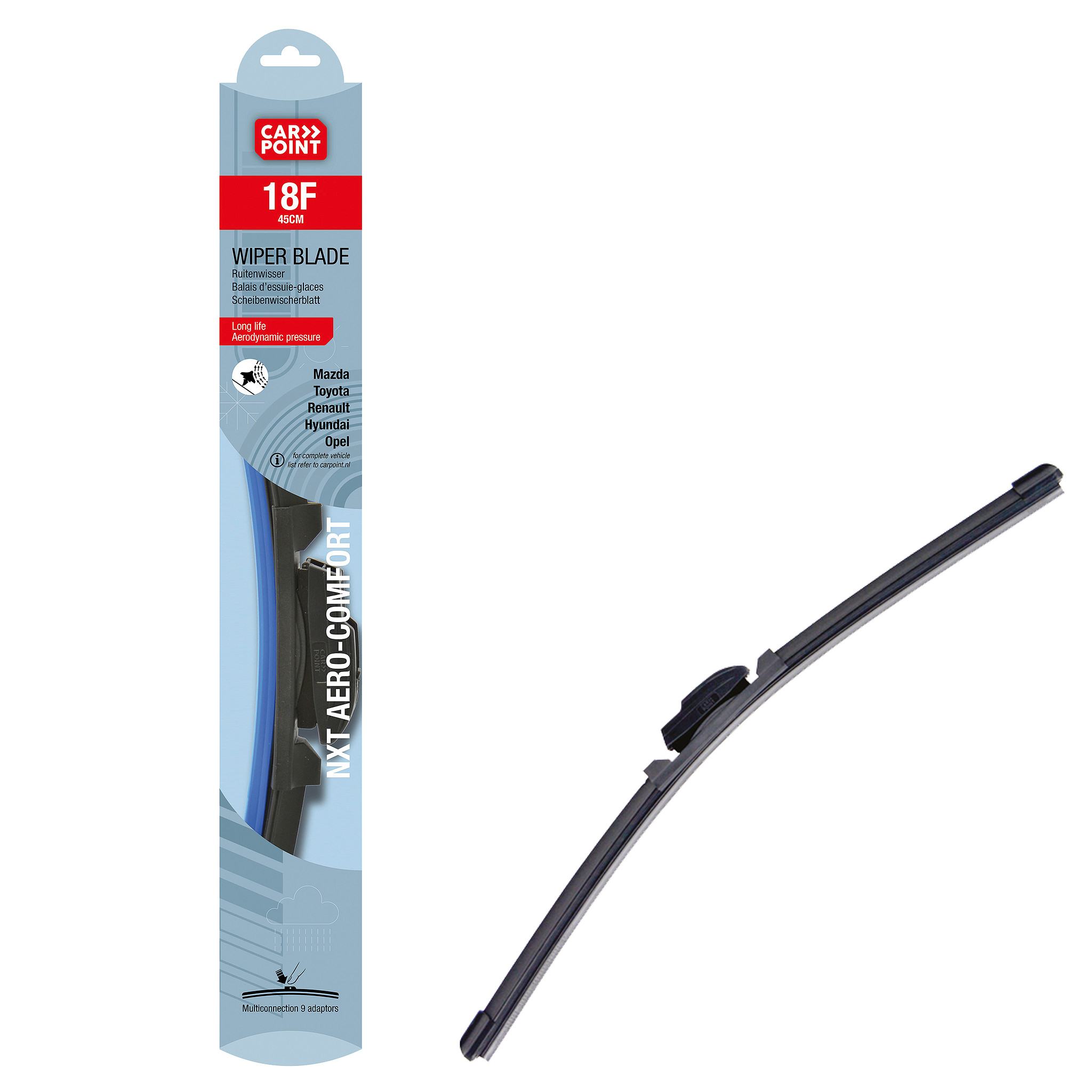 Carpoint Ruitenwisser NXT Aero Comfort 18F  45cm (8711293397754)