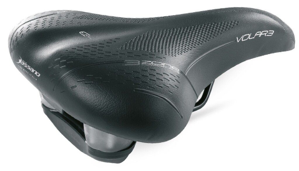 Selle bassano ZADEL SB VOLARE 3ZONE ELM UNI ZWART (8032909916306)