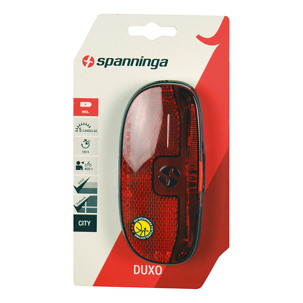 Spanninga Achterlicht Duxo batterij (8715117018078)