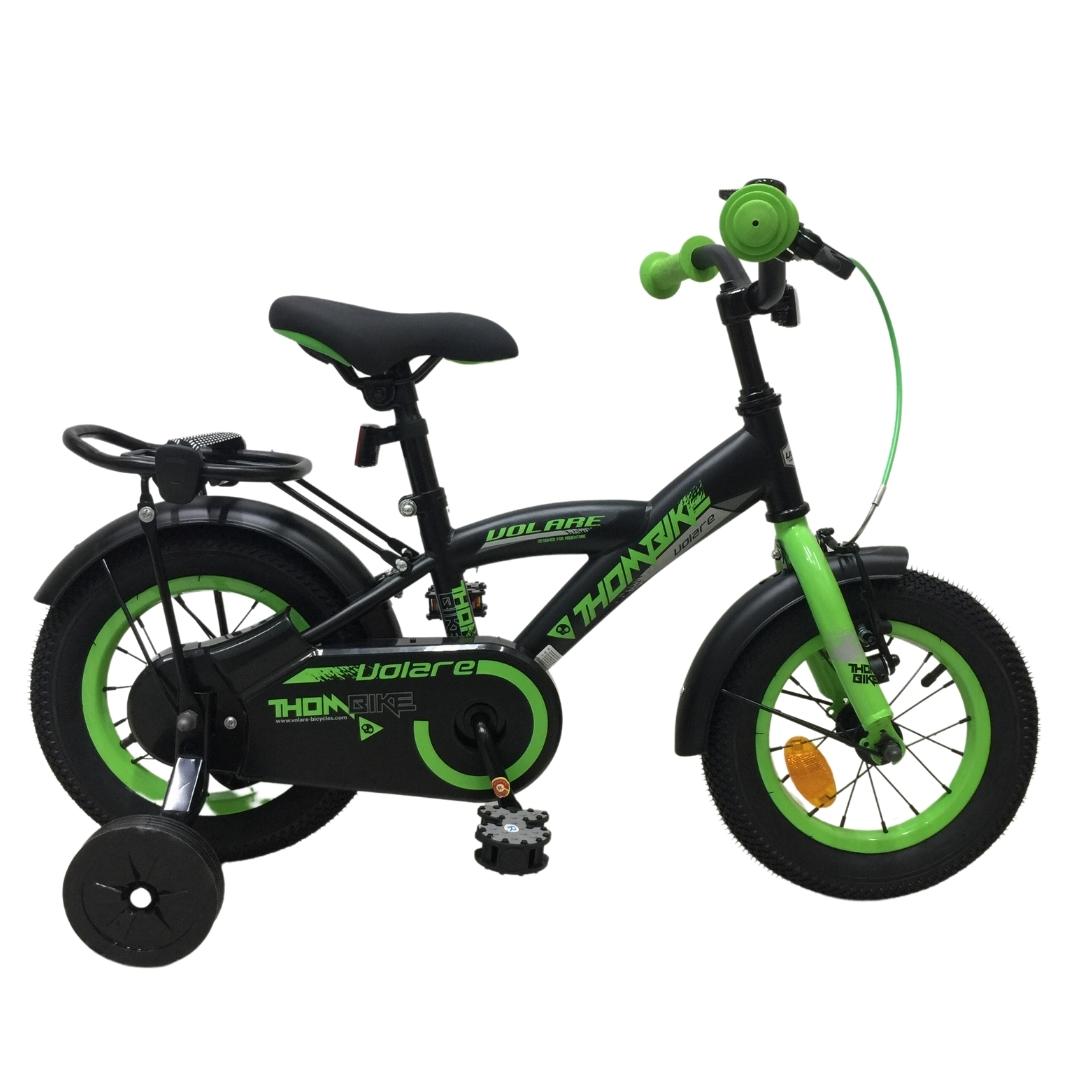 Merkloos Volare Kinderfiets Thombike 12 inch Groen (8715347211744)