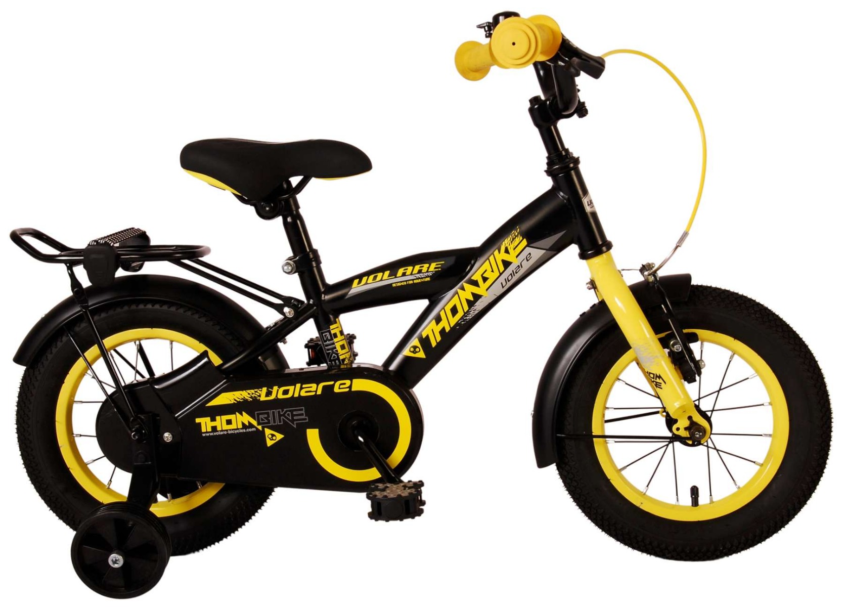 Merkloos VOLARE KINDERFIETS THOMBIKE 12 INCH GEEL (8715347211768)