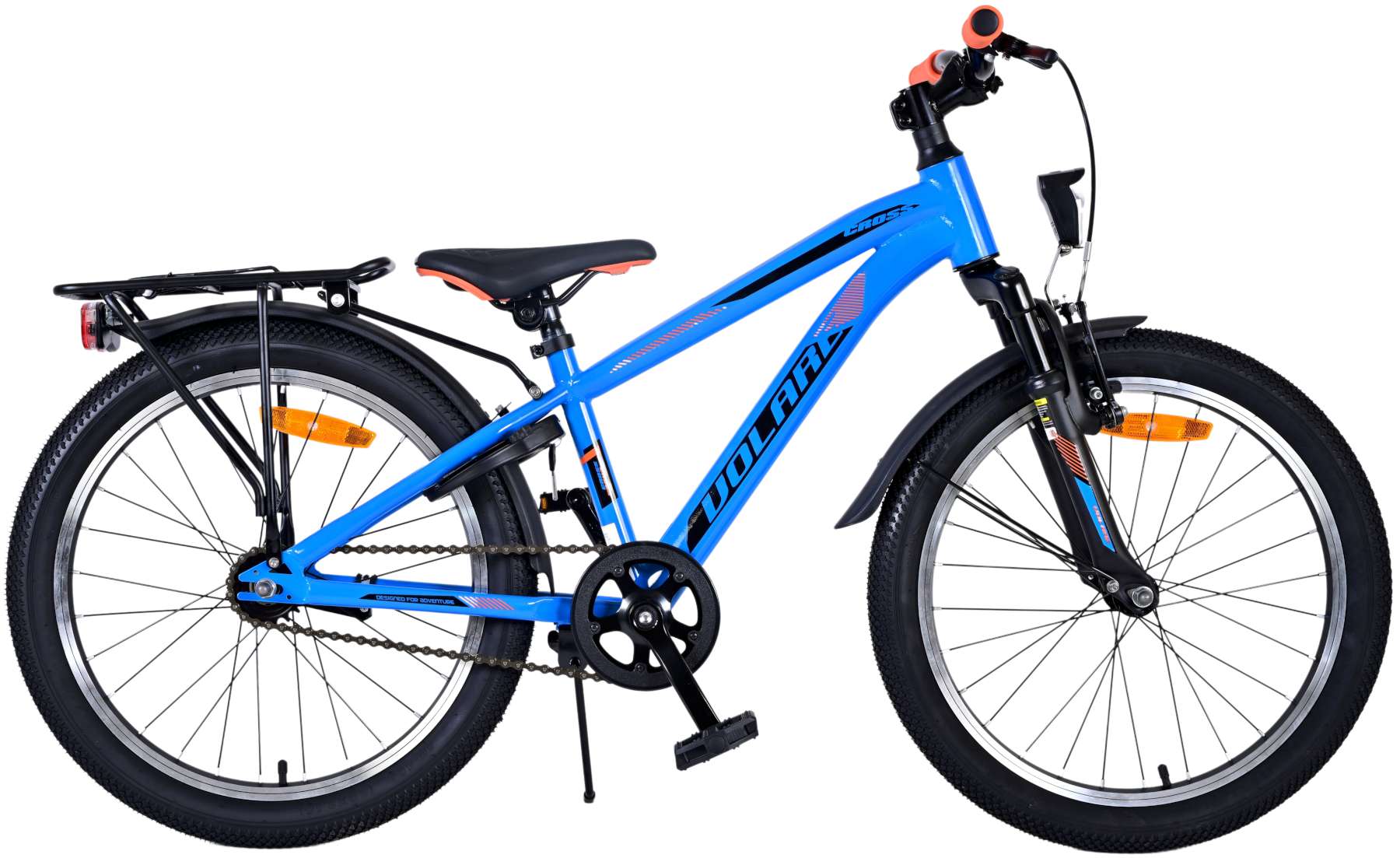 Merkloos VOLARE KINDERFIETS CROSS 20 INCH BLAUW REMNAAF (8715347221408)