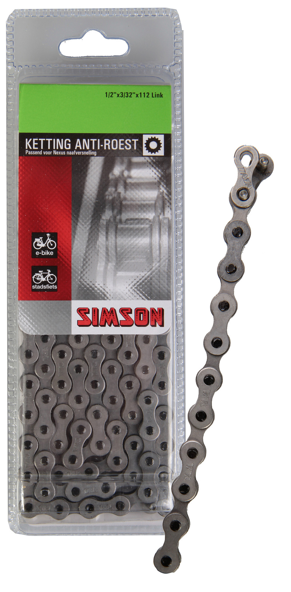 Simson Fietsketting Nexus anti-roest (8711646203763)