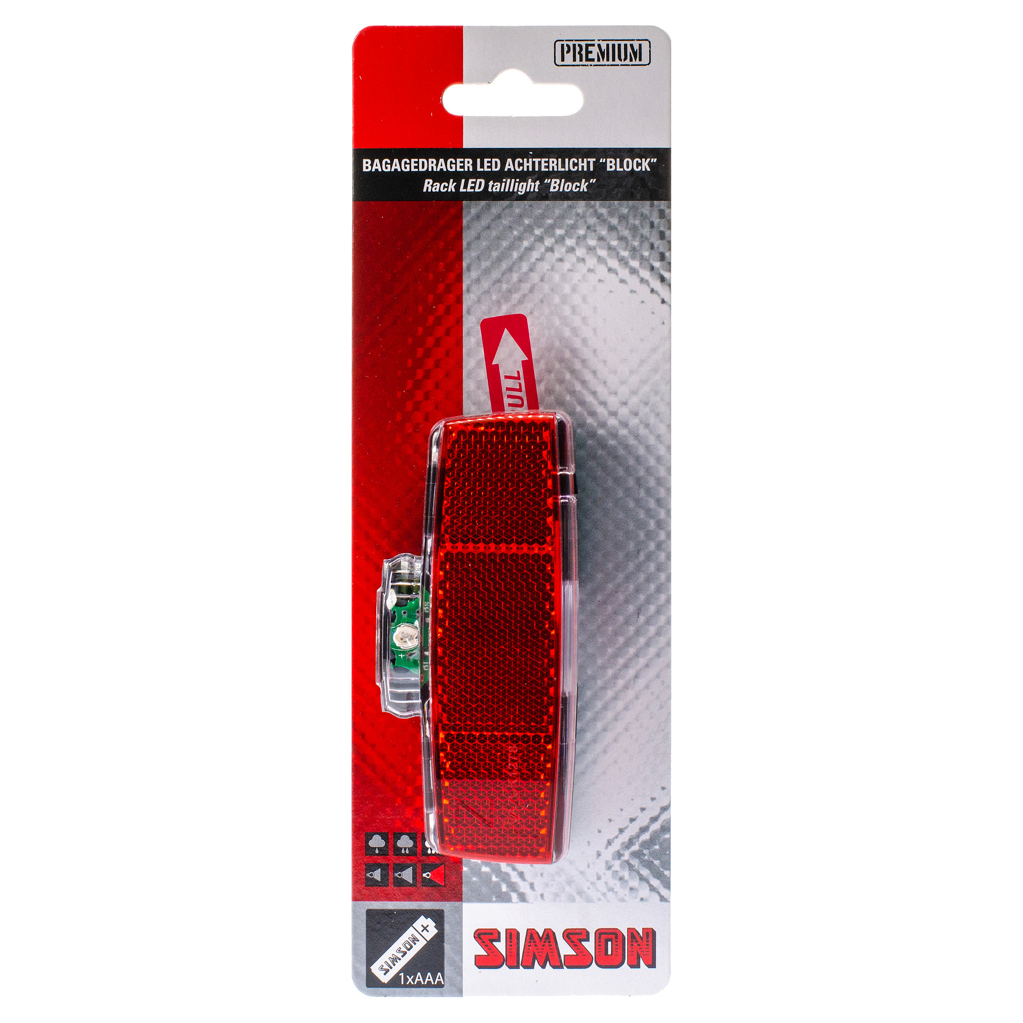 Simson Achterlicht Led Block (8711646230110)
