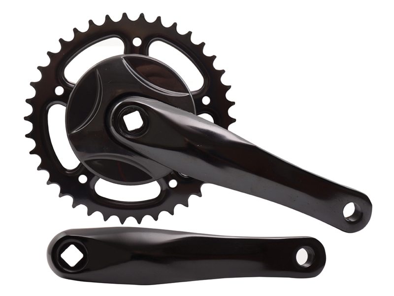 Hulzebos LASCO CRANKSET SPIELOOS 38T ALUMINIUM 3/32 ZWART 1 (8716637015226)
