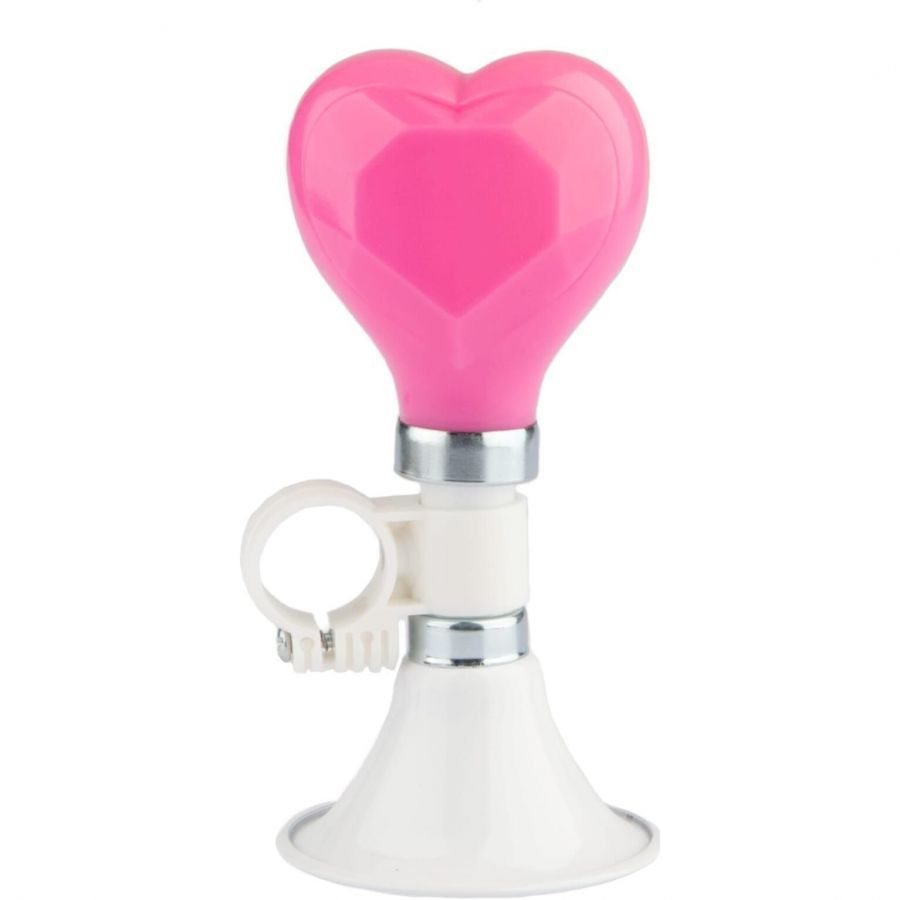 Pexkids FIETSTOETER RECHT HARTJES - WIT MET ROZE BOL (8716812603781)