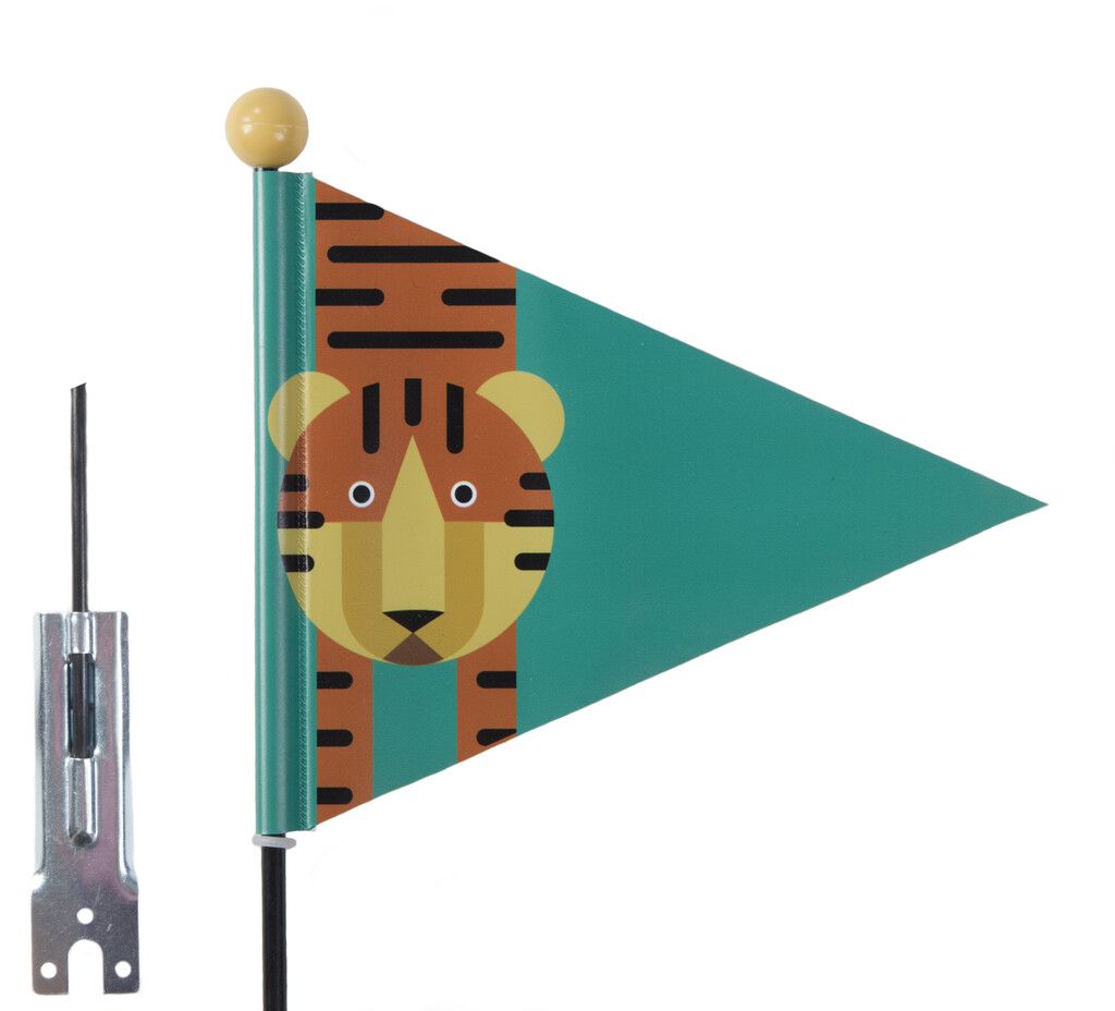 Pexkids VEILIGHEIDSVLAG TIGER - GROEN MET TIJGERPRINT (8716812603903)